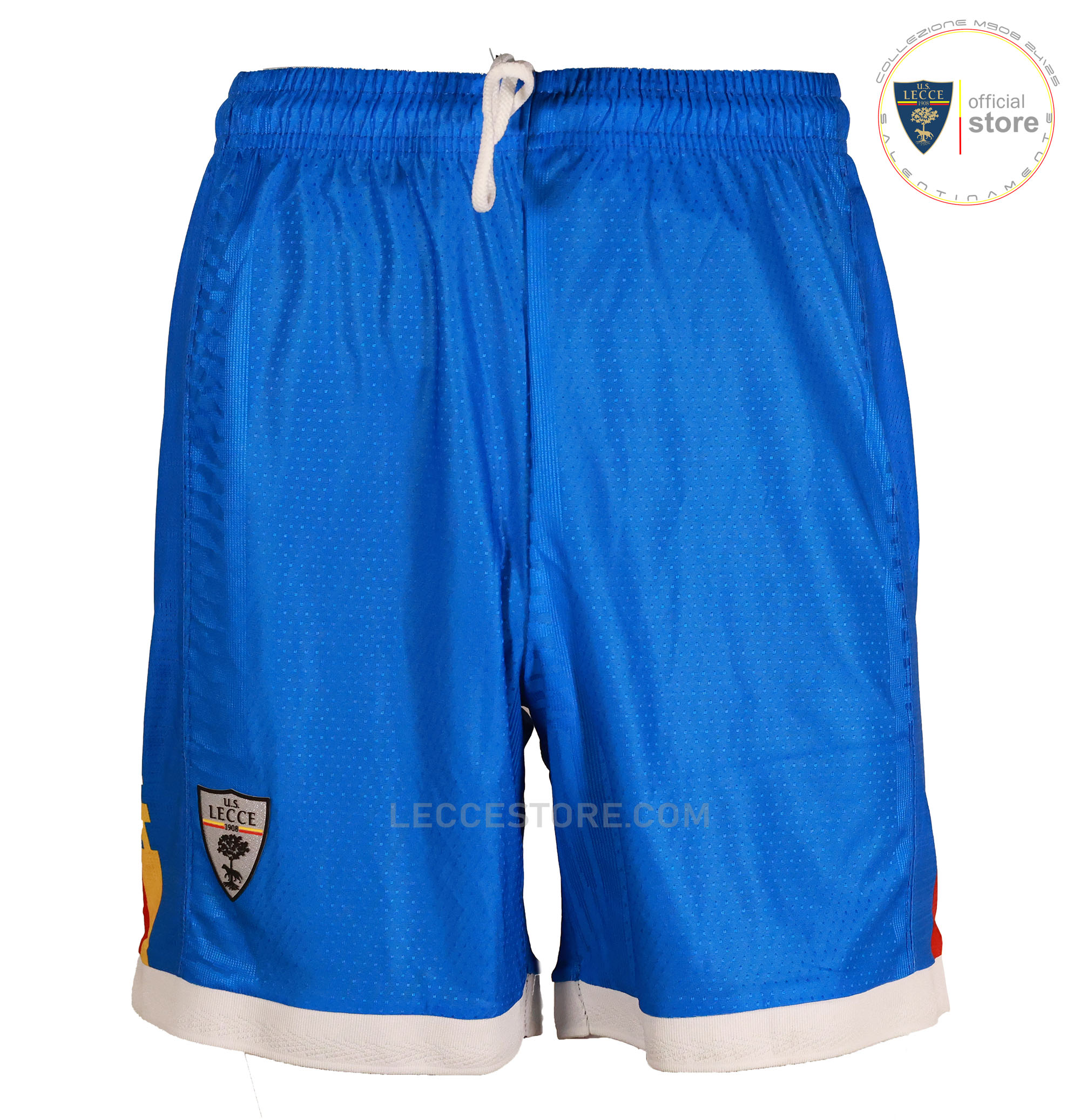 M908 – PANTALONCINO SHORTS GARA PORTIERE BLU AZZURRO 24/25 U.S.LECCE CALCIO