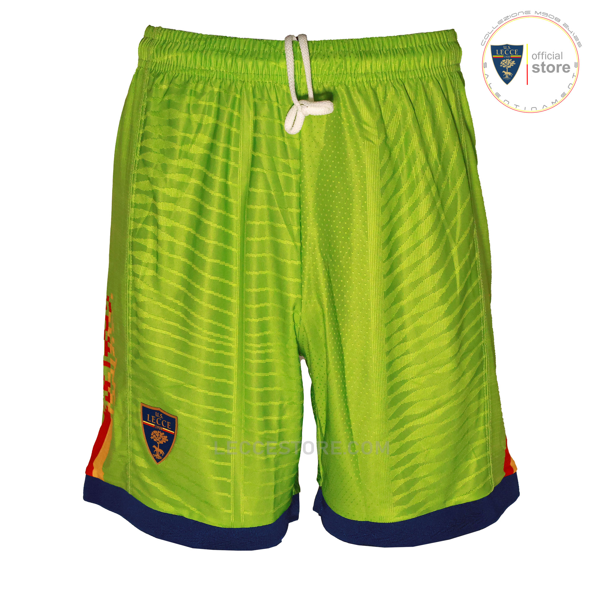 M908 – PANTALONCINO SHORTS GARA PORTIERE VERDE 24/25 U.S.LECCE CALCIO