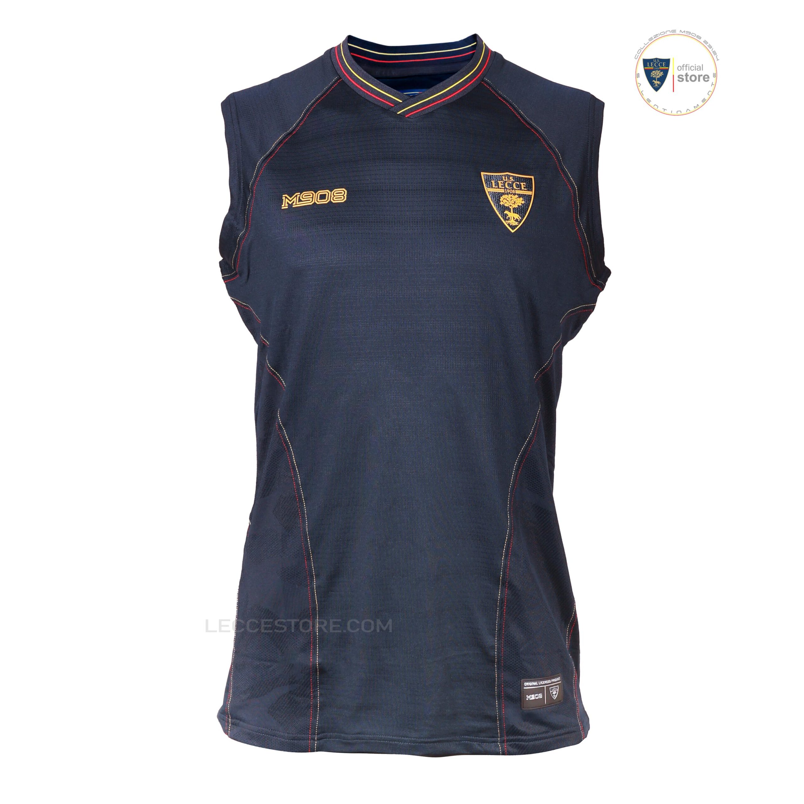 M908 – SMANICATO ALLENAMENTO SQUADRA BLU LOGHI ORO U.S. LECCE CALCIO