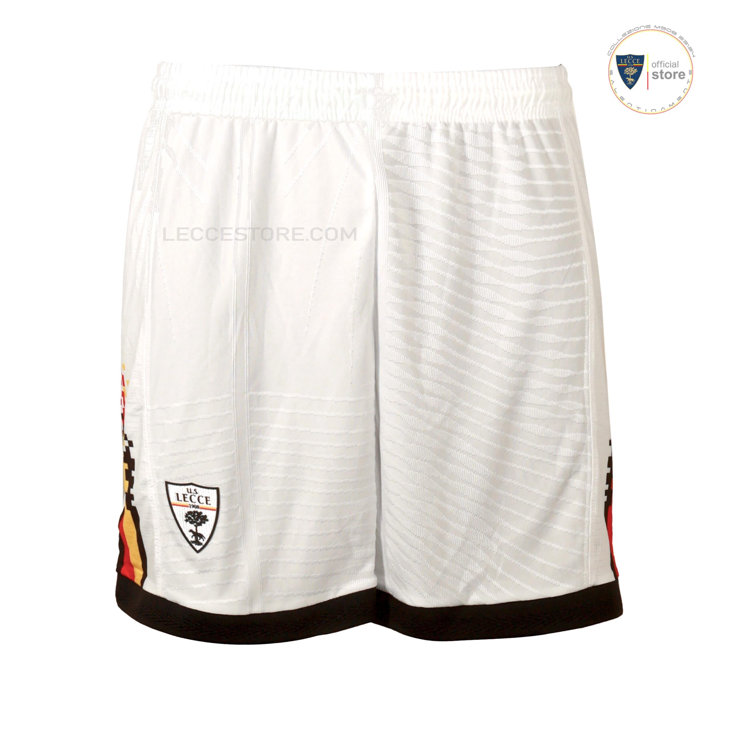 M908 – PANTALONCINO SHORTS GARA BIANCO TRASFERTA 24/25 U.S.LECCE CALCIO