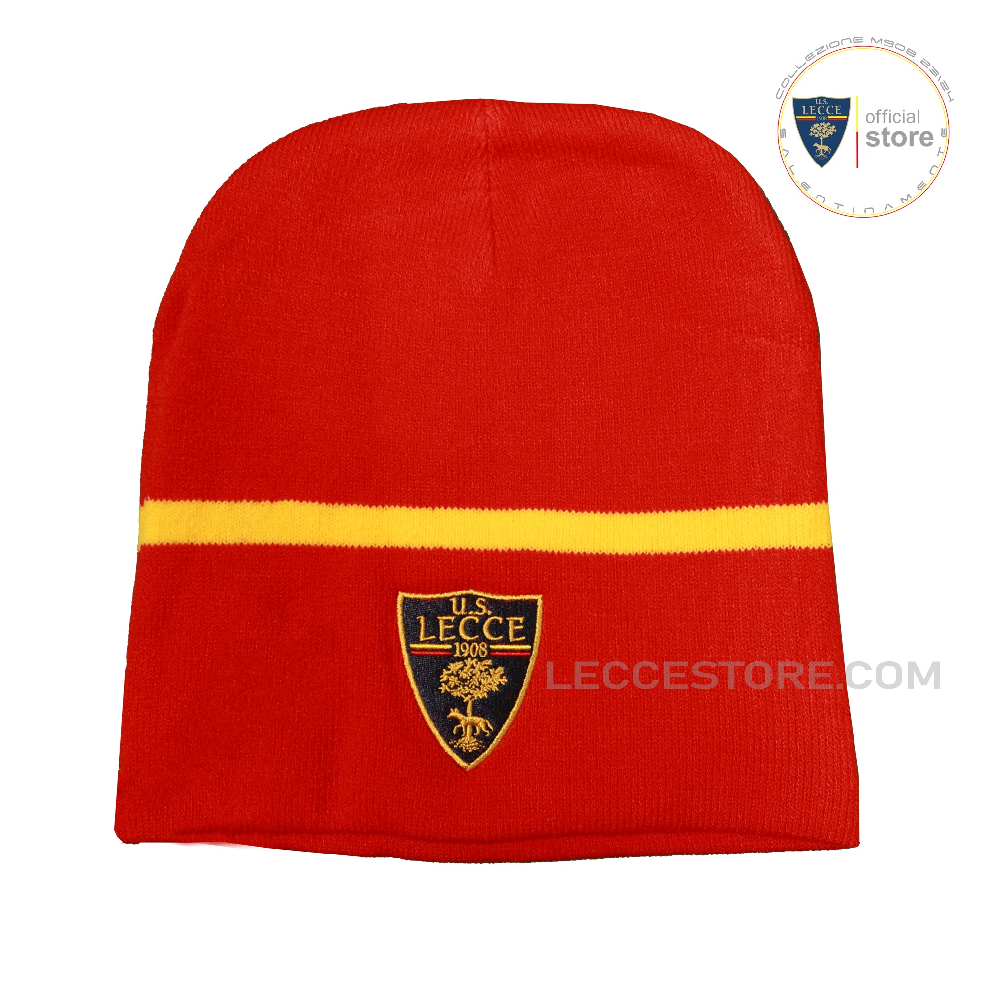 M908 – CAPPELLO LANA INVERNALE ROSSO ADULTO E BAMBINO