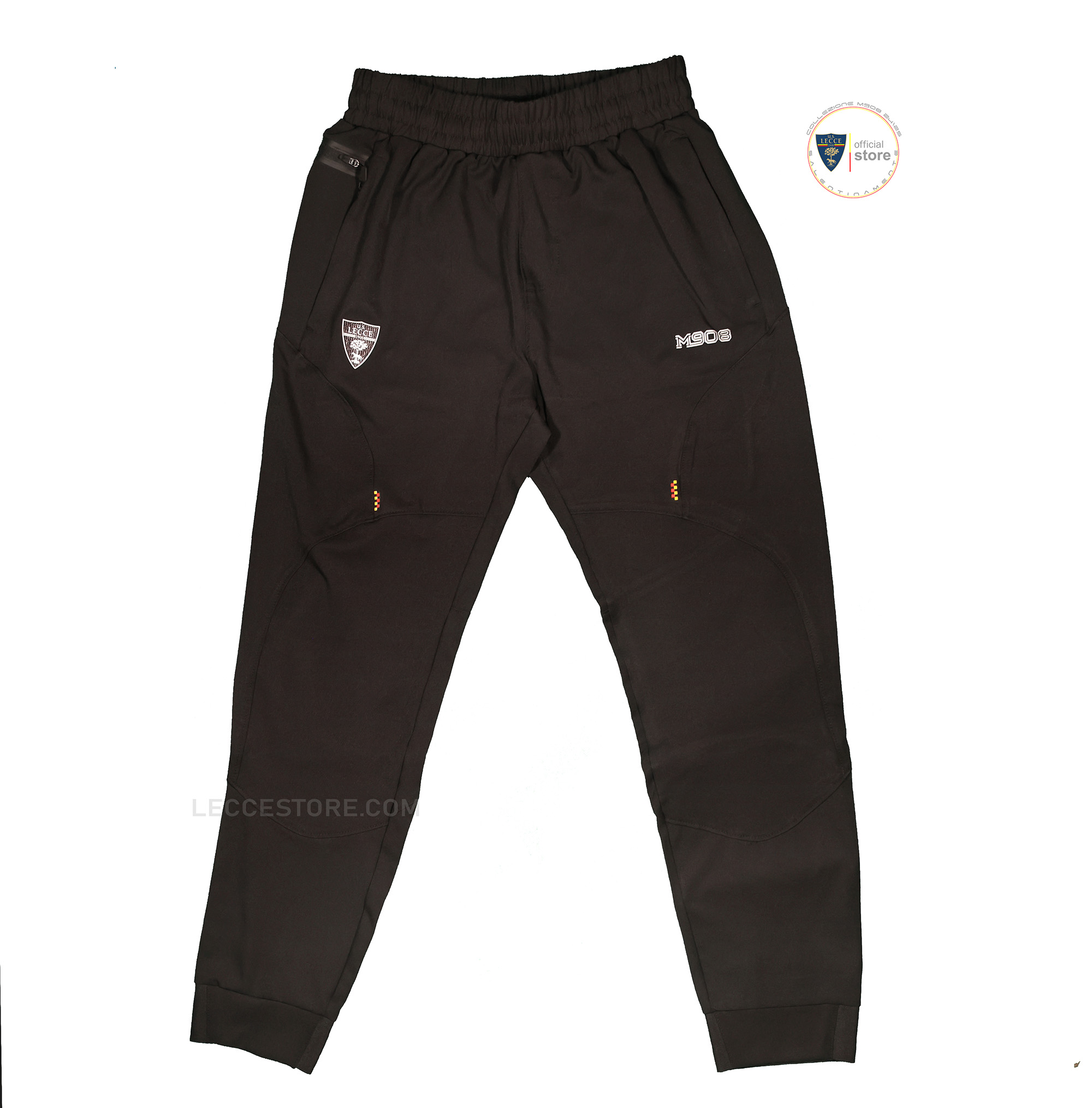 M908 – PANTALONE TUTA COTONE RAPPRESENTANZA SQUADRA U.S. LECCE CALCIO NERO ADULTO